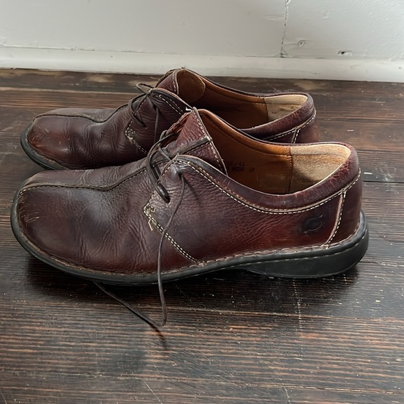 Vintage Born Leather Clog Flat Shoes size 9.5 - Picture 5 of 6